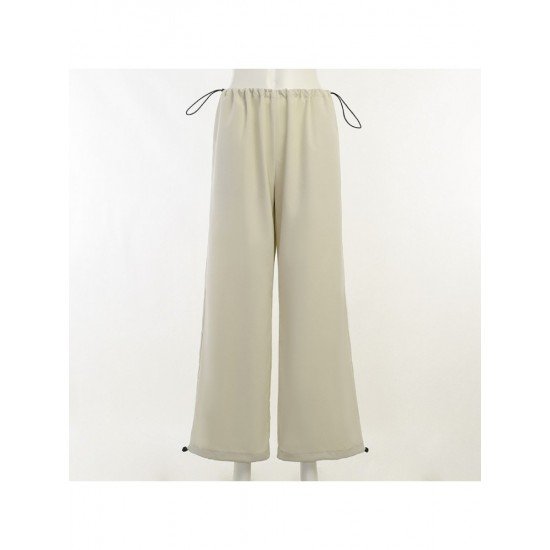  Pure Color Casual Women's Long Pants