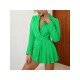  2022 Fashion Pure Color Women's Long Sleeve Coats