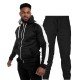 Casual Active Hooded Coat And Pant Sets For Men