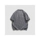 Street Houndstooth Short Sleeve Shirts For Men