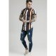  Summer Fashion Striped Contrast Color Men's T-Shirt