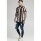  Summer Fashion Striped Contrast Color Men's T-Shirt