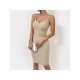  Sexy V Neck Pure Color Sleevelss Dress