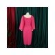 Latest Solid Lantern Sleeve Backless Long Sleeve Dress