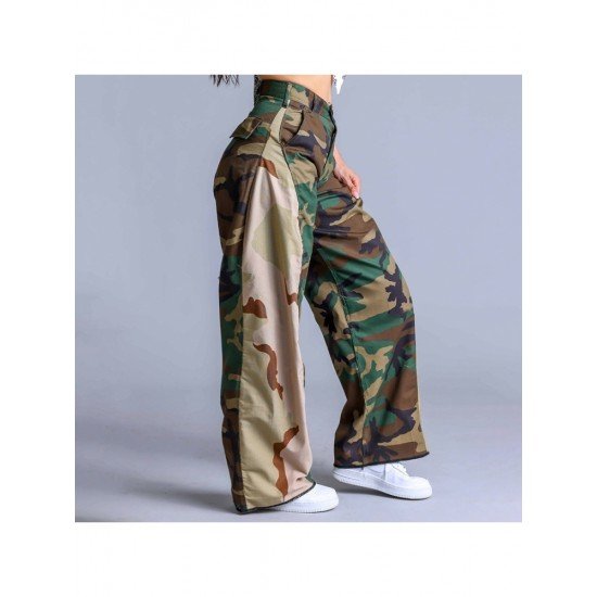  2022 Casual Camouflage Loose Women's Pants