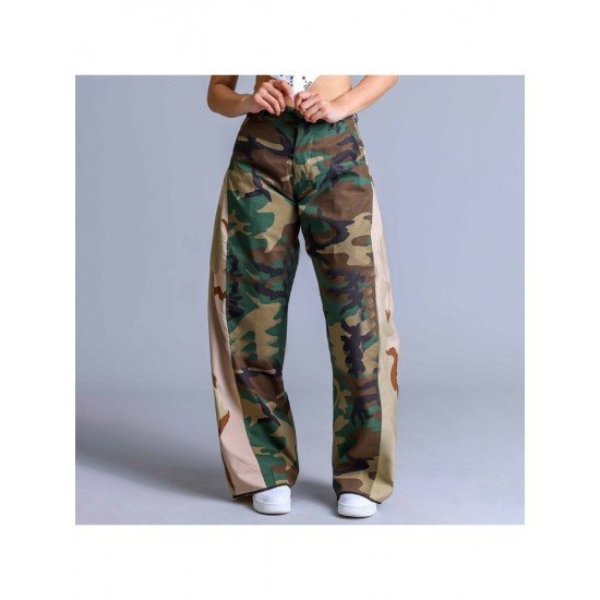  2022 Casual Camouflage Loose Women's Pants