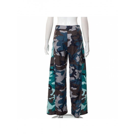  2022 Casual Camouflage Loose Women's Pants