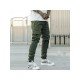  Casual Pure Color Work Trousers For Men