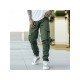  Casual Pure Color Work Trousers For Men