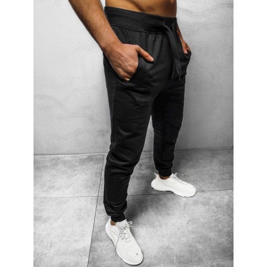  Casual Pure Color Long Pants For Men