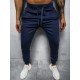  Casual Pure Color Long Pants For Men