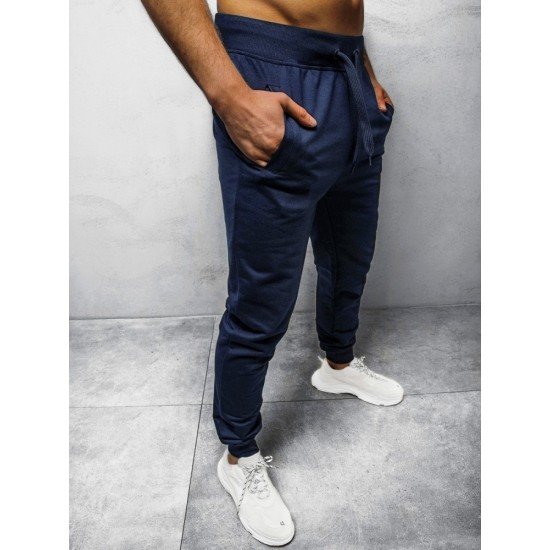  Casual Pure Color Long Pants For Men