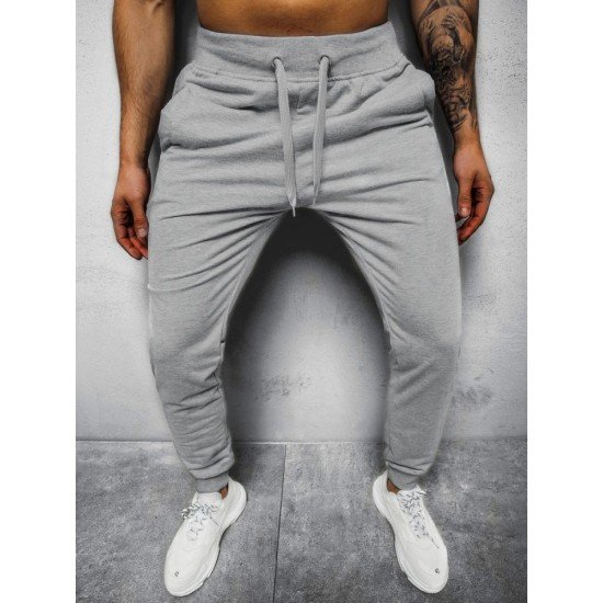  Casual Pure Color Long Pants For Men