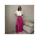 Fall Solid Wide Leg Women Long Pants