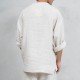  Linen Pure Color Long Sleeve Men's T-shirt