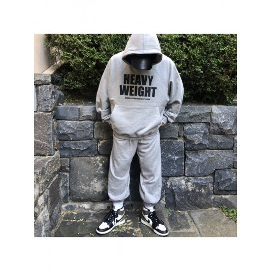  Loose Casual Letter Hooded Men's Sweater