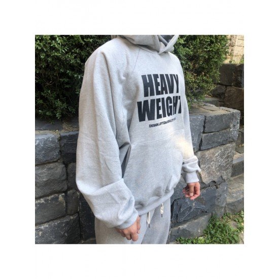  Loose Casual Letter Hooded Men's Sweater