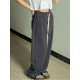  Pure Color Loose Drawstring Women's Long Pants