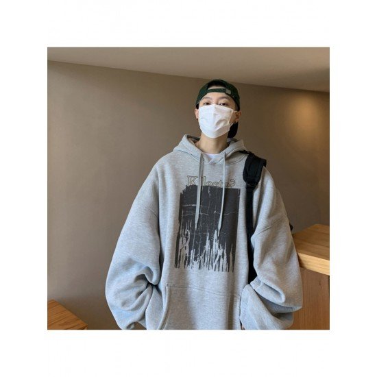  Fashion Men's Hiphop Printing Hooded Top