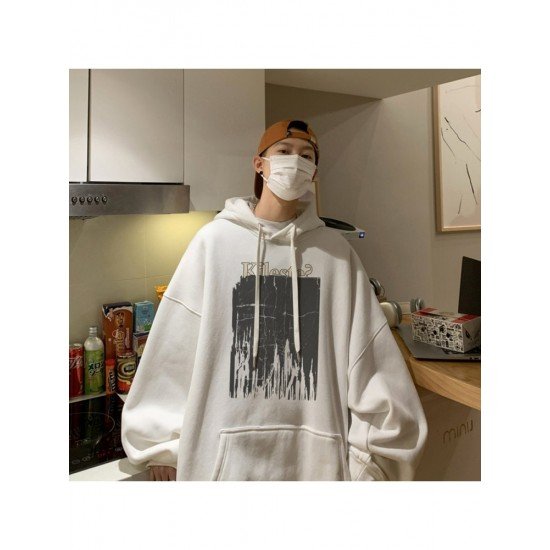  Fashion Men's Hiphop Printing Hooded Top