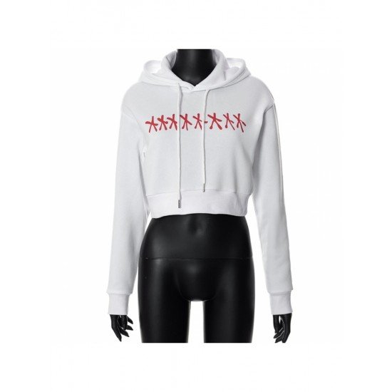  2022 Autumn Hooded Printing Women's Sweater