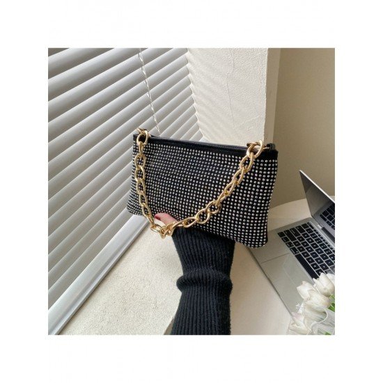 Stylish Street Full Rhinestone Armpits Bags