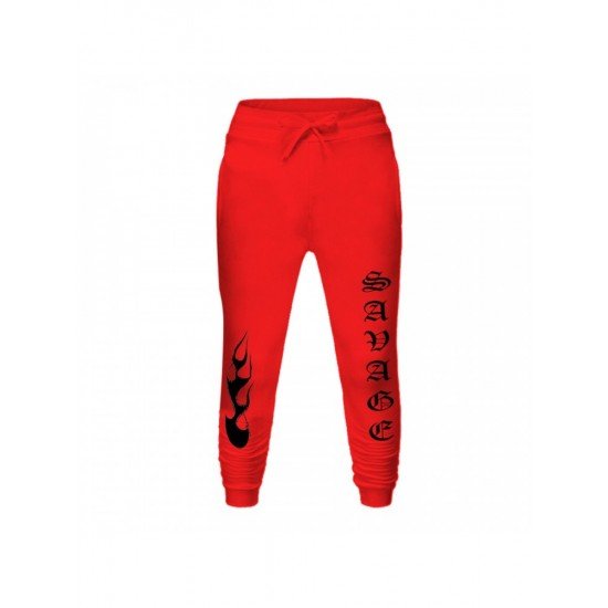  Casual Pocket Printing Long Pants For Men