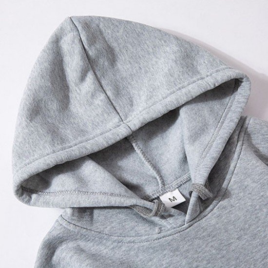  Casual Hooded Letter Men's Loose Sweater