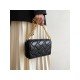 Ladies Solid Hasp Chain Shoulder Bags