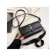 Ladies Solid Black Shoulder Bags