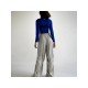 Designer Latest Solid Wide Leg Ladies Trousers