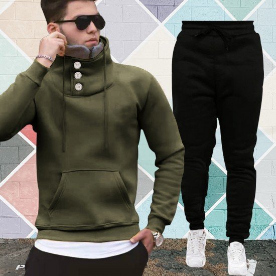 Fitness Long Sleeve Two Piece Mens Activewear