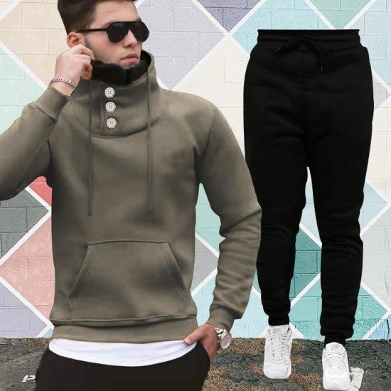 Fitness Long Sleeve Two Piece Mens Activewear