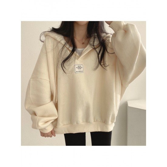  Casual Loose Hooded Women's Long Sleeve Sweater