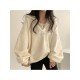  Casual Loose Hooded Women's Long Sleeve Sweater