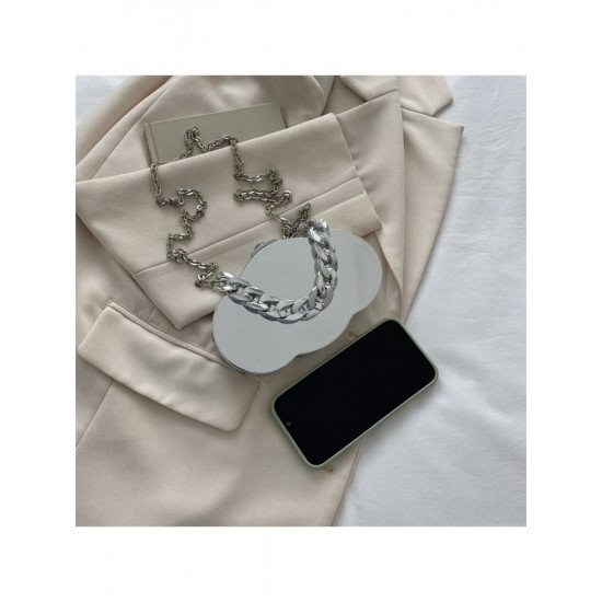 Cloud Shape Acrylic Chain Shoulder Bags