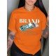 Summer Crew Neck Graphic T Shirts For Women