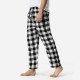  Casual Loose Plaid Long Pants For Men