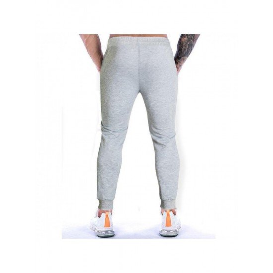 Jogger Sports Drawstring Long Trousers For Men