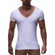 Sports Summer Solid V Neck Men Tees