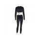 Sports Cropped Top And Trouser Sets For Women 