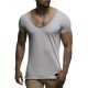 Sports Summer Solid V Neck Men Tees