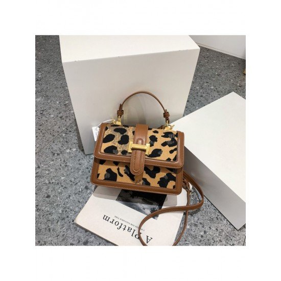  2022 Fashion PU Leopard Print Women's Shoulder Bags