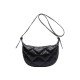 Rhombus Lattice Solid Shoulder Bags