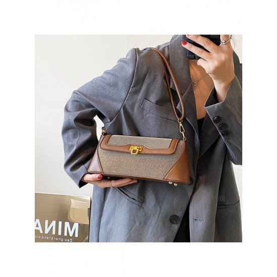  2022 Retro Style Contrast Color Women's Bag