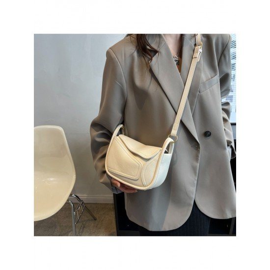  2022 PU Pure Color Shoulder Bag For Women