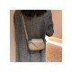  2022 PU Pure Color Shoulder Bag For Women