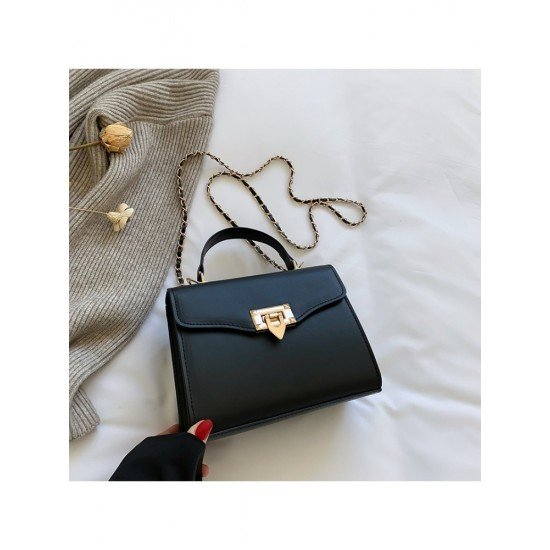  Trendy Pure Color Shoulder Bag For Women