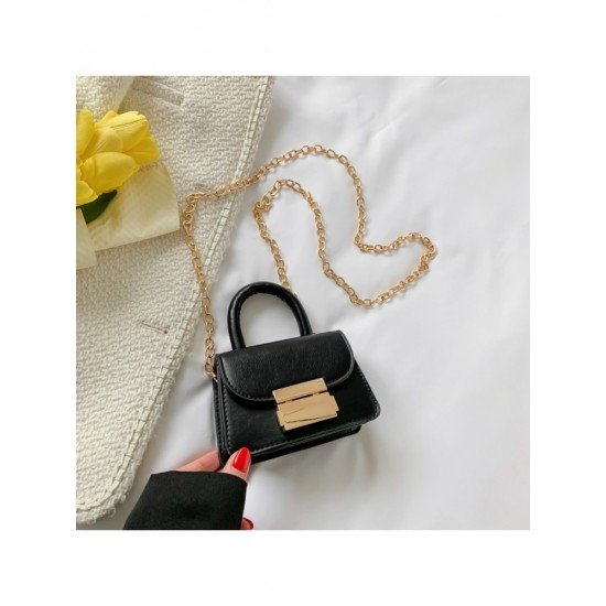 Chic Black Chain Shoulder Bags For Women