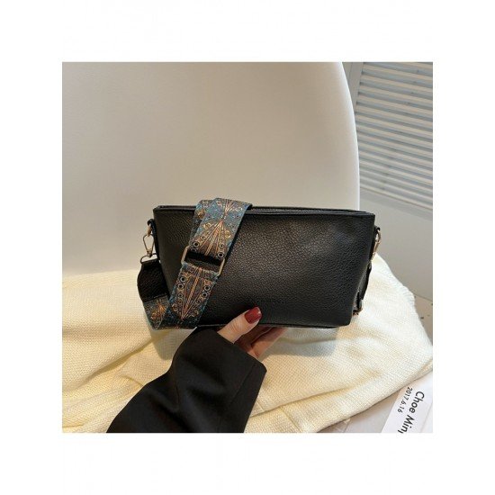 Retro Black One Shoulder Bags For Ladies